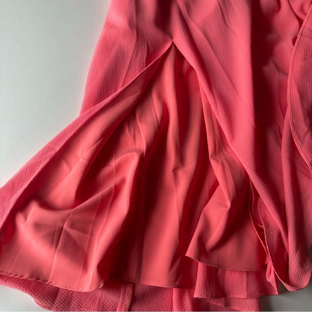 Black Halo Bow Front Fit & Flare Dress Pink Size 2 NWOT - Picture 9 of 12